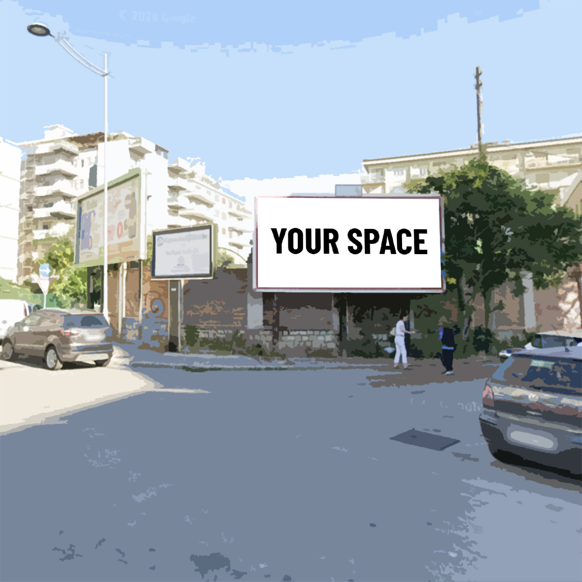 SPAZIO PUBBLICITARIO 600 x 300 Via Bainsizza (PALERMO) Dal 19/10/2026 al 01/11/2026 14 giorni